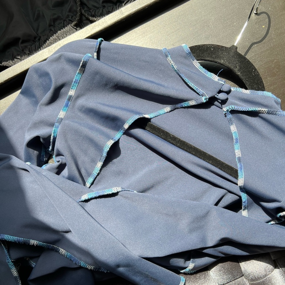 Out From under Exposed Seam Bodysuit